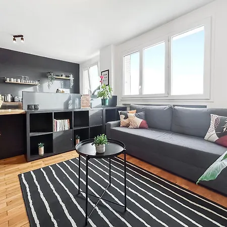 Cozy Flat Balcony Panoramic View 5m Metro B *